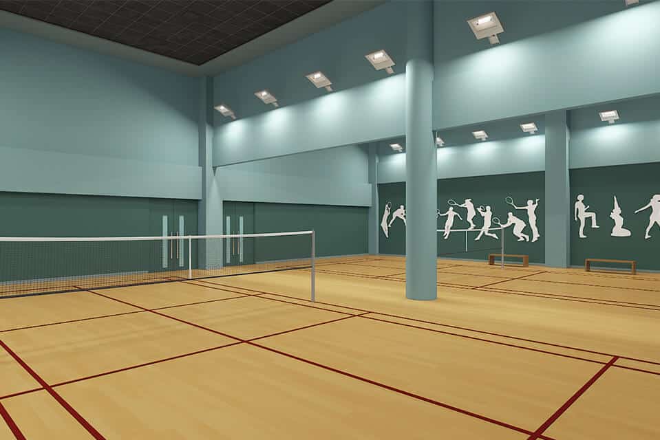 Badminton Court - Raintree Boulevard Amenities